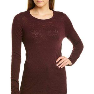 ATM Anthony Thomas Melillo Merlot T-Shirt Dress S